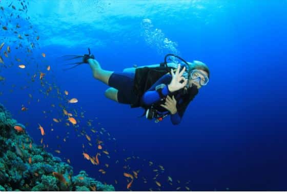 scoba diving